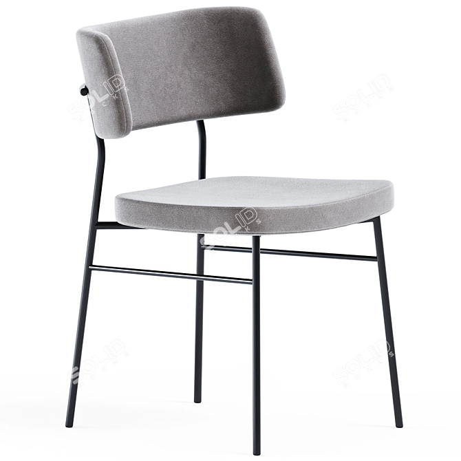 Elegant Marlen Chair by TrabA 3D model image 1