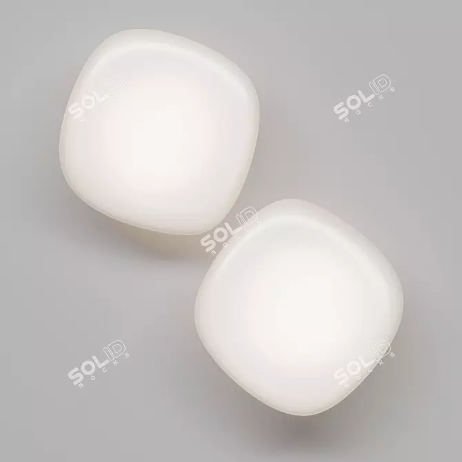 Grok Skata: Stylish Wall/Ceiling Light 3D model image 1