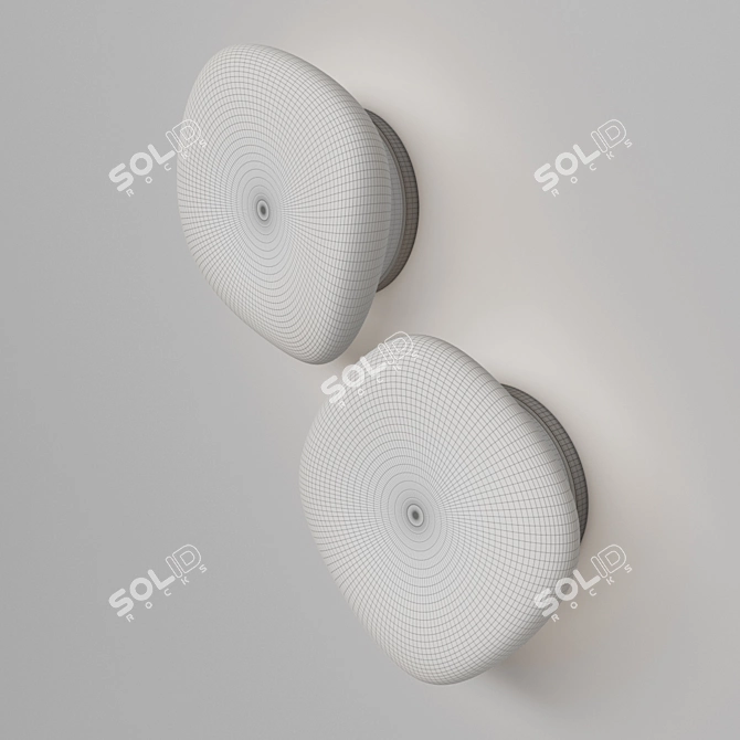 Grok Skata: Stylish Wall/Ceiling Light 3D model image 3