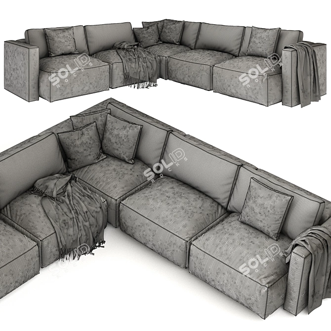 Swen Le Nuvole 2 - Luxurious Sofa 3D model image 3