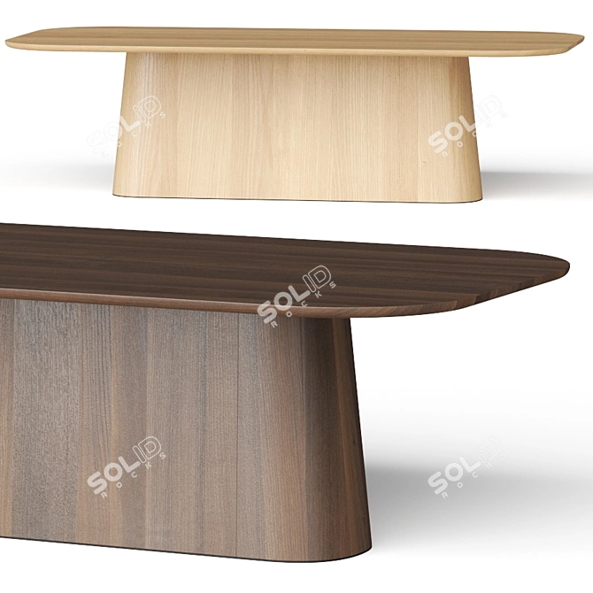 Modern Ton POV Dining Table 3D model image 1