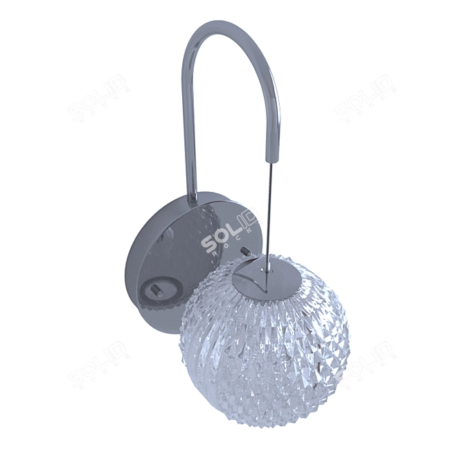 Silver Storms Wall Sconce 3D model image 8