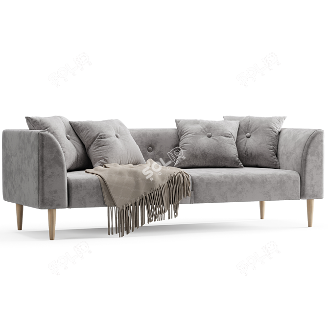 Modern Meridiani Sofa 2015 3D model image 3