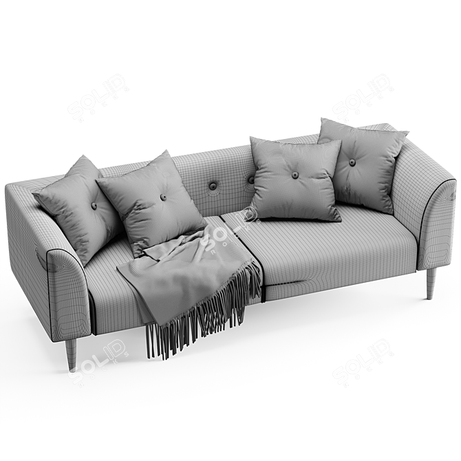 Modern Meridiani Sofa 2015 3D model image 6