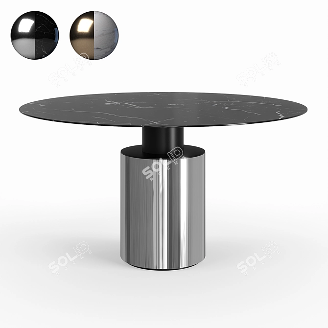 ACERBIS CRESO: Sleek and Stylish Tables 3D model image 1