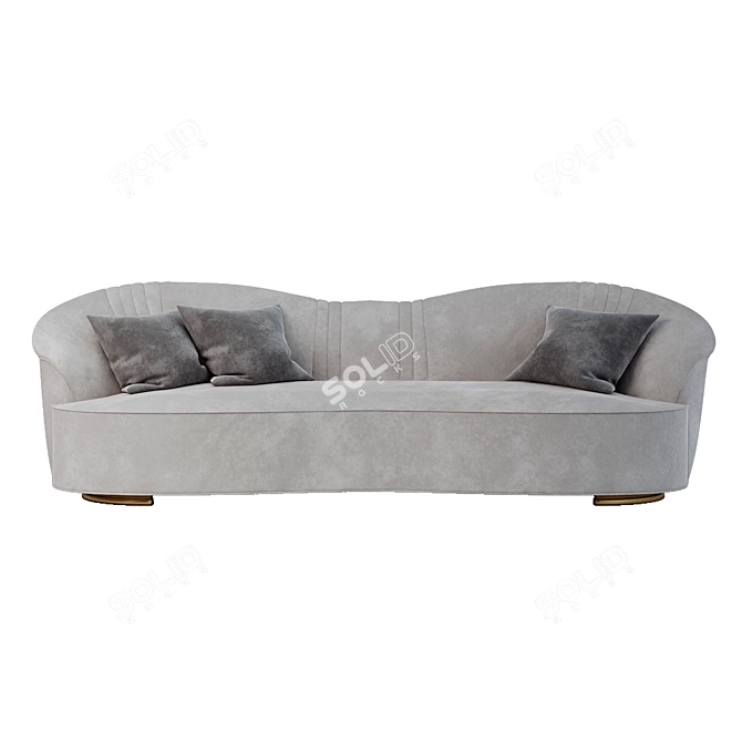 Pearl Elegance Sofa 3D model image 3