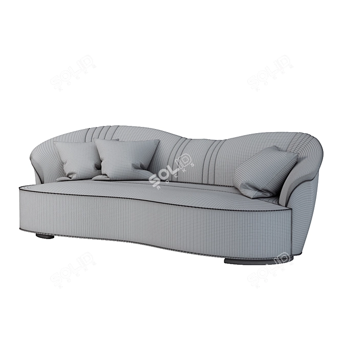 Pearl Elegance Sofa 3D model image 7