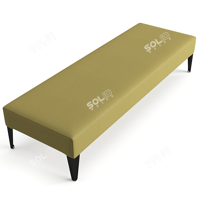 Elegant B&B Italia Bench - Filemone 3D model image 4