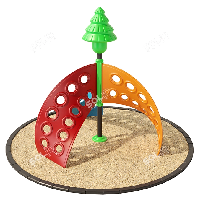 HighPoly 3D Playground Climber 3D model image 2