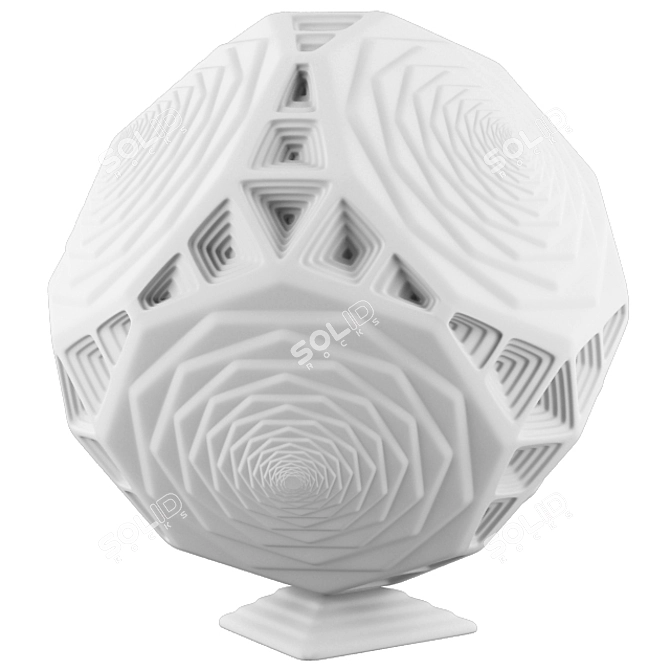 Elegant Sculpture with V-Ray 3D model image 3