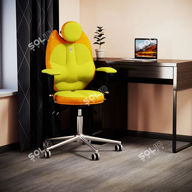 OM Kulik System TRIO Ergonomic Chair: Perfect Posture Solution 3D model image 3