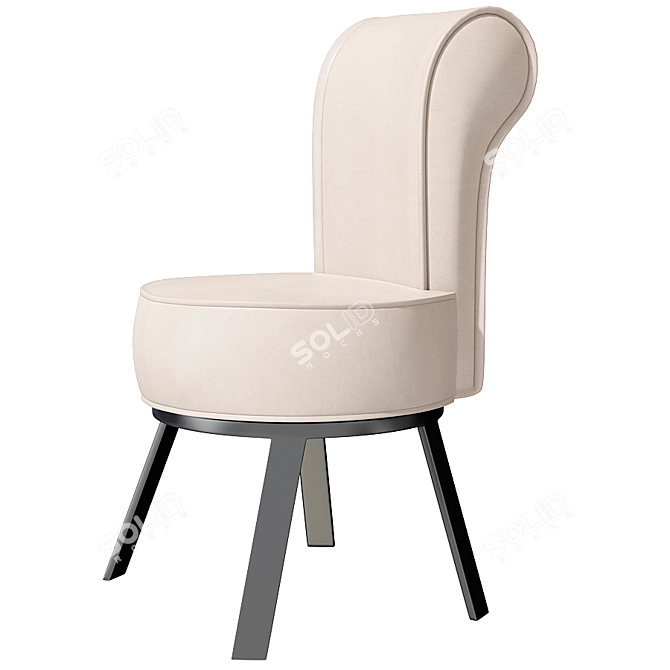Elegant Amour Chair by Iminiti 3D model image 4