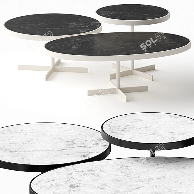 Cerasarda Coffee Tables: Sleek and Stylish 3D model image 1