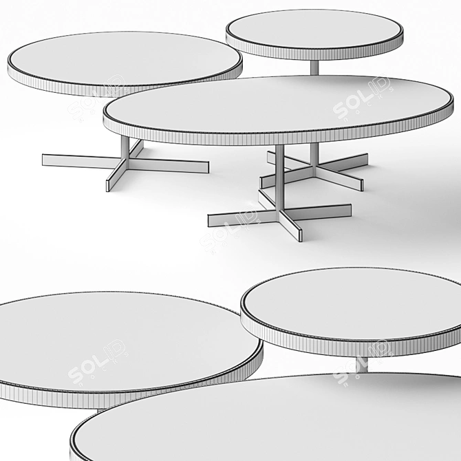 Cerasarda Coffee Tables: Sleek and Stylish 3D model image 2