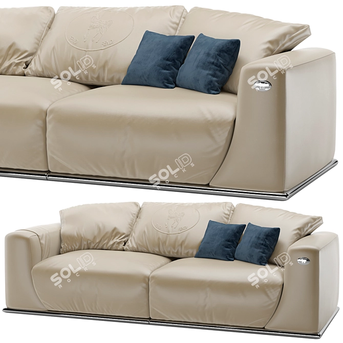 FENDI CASA FABIO Comfort Sofa 3D model image 2