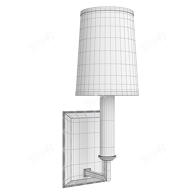 Elegant Clinton Sconce for Contemporary Spaces 3D model image 2