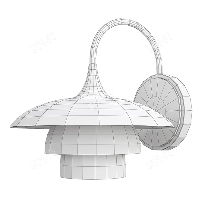Elegant Barron Sconce  3D model image 2