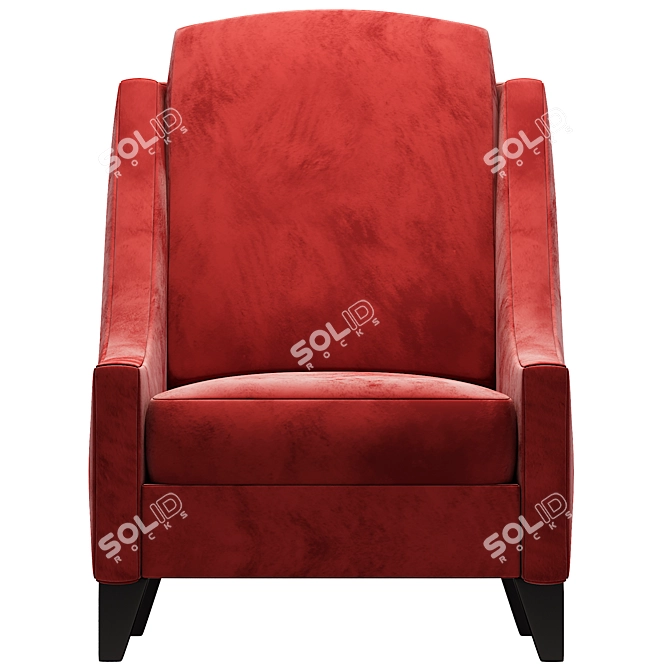 Modern Armchair: 3Ds Max 2014, Corona 2, Lowpoly 3D model image 2