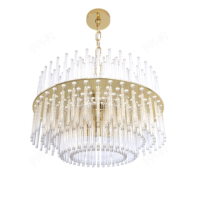 Elegant Nocturne 50 Chandelier 3D model image 1