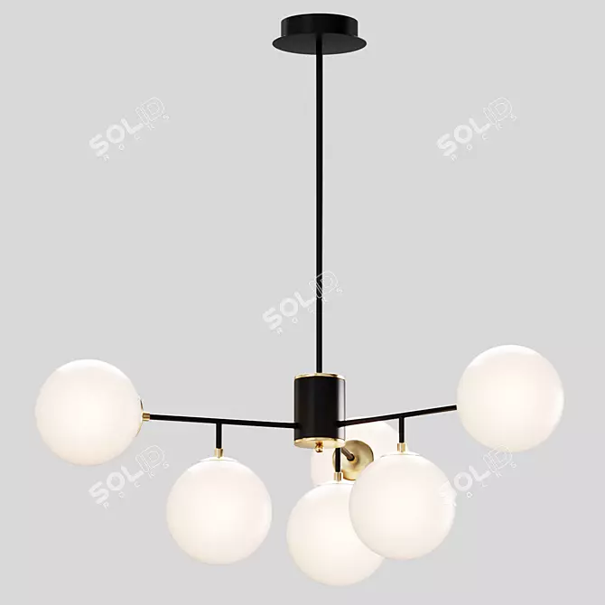 Sleek Hanging Lamps for Any Space 3D model image 3