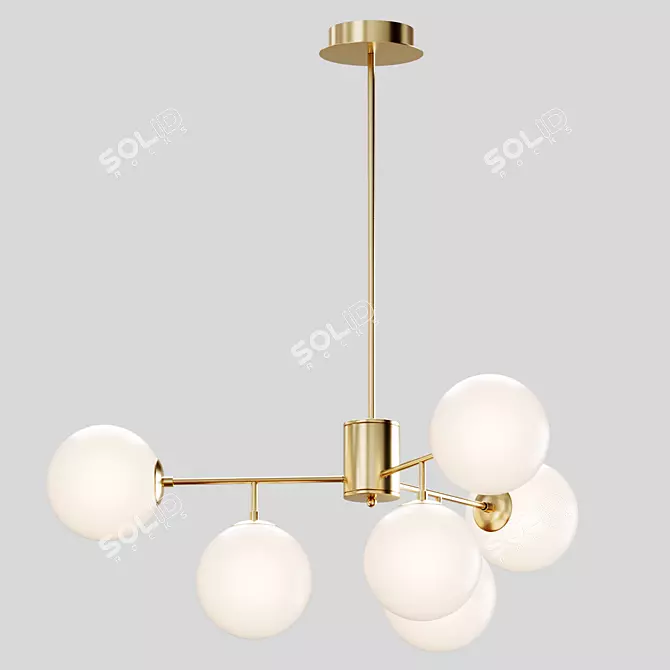 Sleek Hanging Lamps for Any Space 3D model image 5