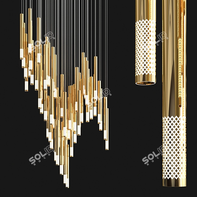 Elegant Harmony: Symphony Lighting 3D model image 3