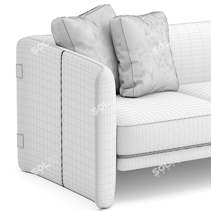 Turri Blossom Modern Sofa 3D model image 5