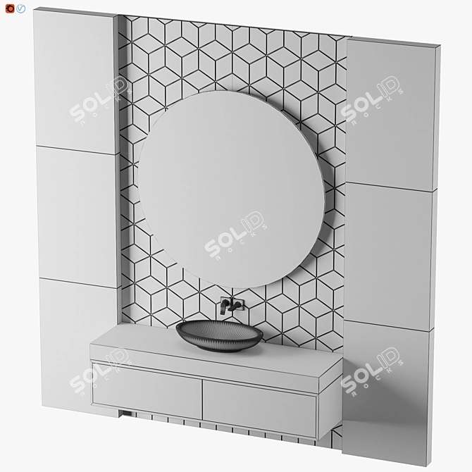 Hosanna Blissful Bathroom 3D model image 5