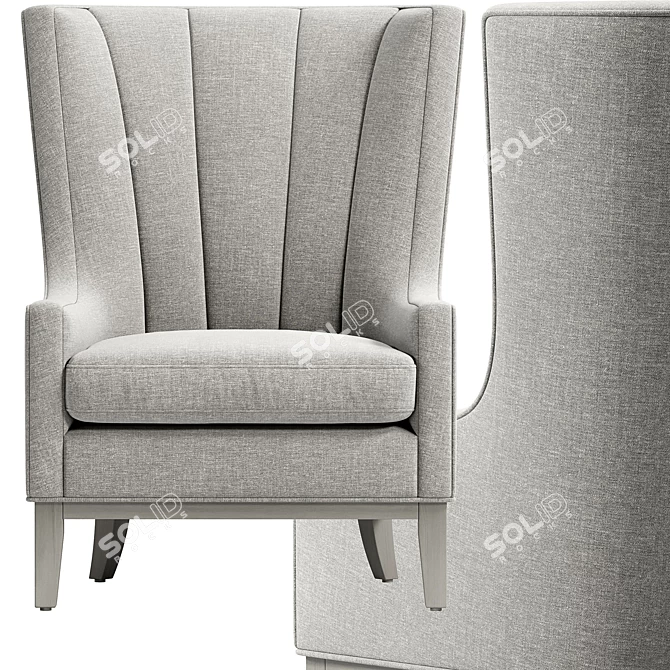 Sleek Lear Chair - Modern Design & PBR Materials 3D model image 5