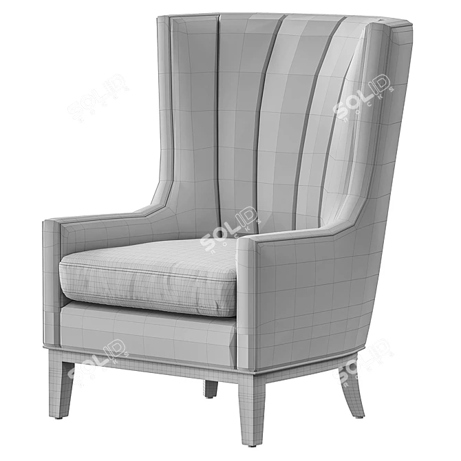 Sleek Lear Chair - Modern Design & PBR Materials 3D model image 6