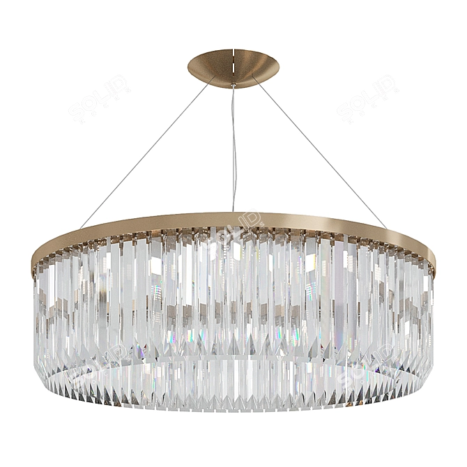 Elegant Patrizia Volpato Pendant Chandelier 3D model image 3