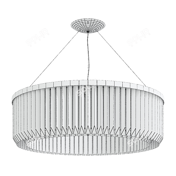 Elegant Patrizia Volpato Pendant Chandelier 3D model image 4