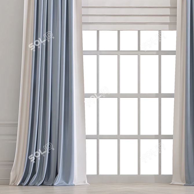 Innovative Curtain Design - Curtain 889 3D model image 2