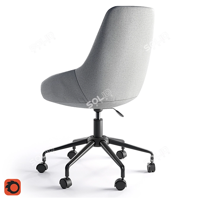 ASTING Office Chair: Comfort and Style 3D model image 6