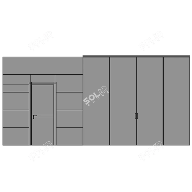 Garofoli Doors Set 2: Elegant, High-quality Design 3D model image 5