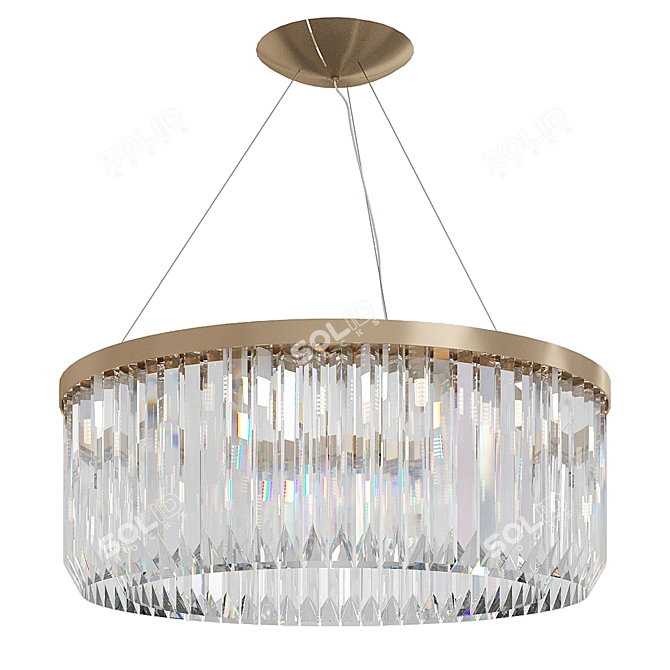 Patrizia Volpato Pendant Chandelier - Riflessi Collection 3D model image 1