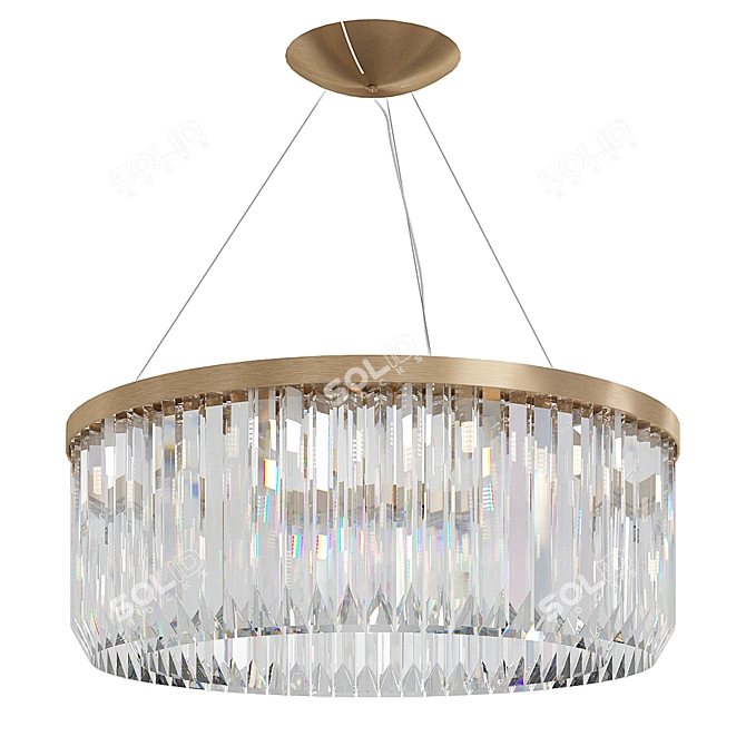 Patrizia Volpato Pendant Chandelier - Riflessi Collection 3D model image 4