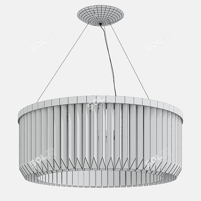 Patrizia Volpato Pendant Chandelier - Riflessi Collection 3D model image 5