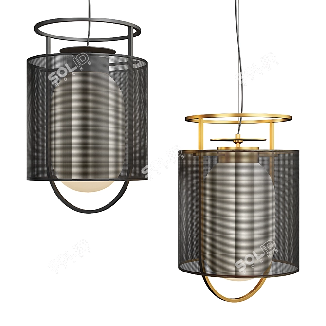 Modern Design Lamps Kioto 3D model image 1