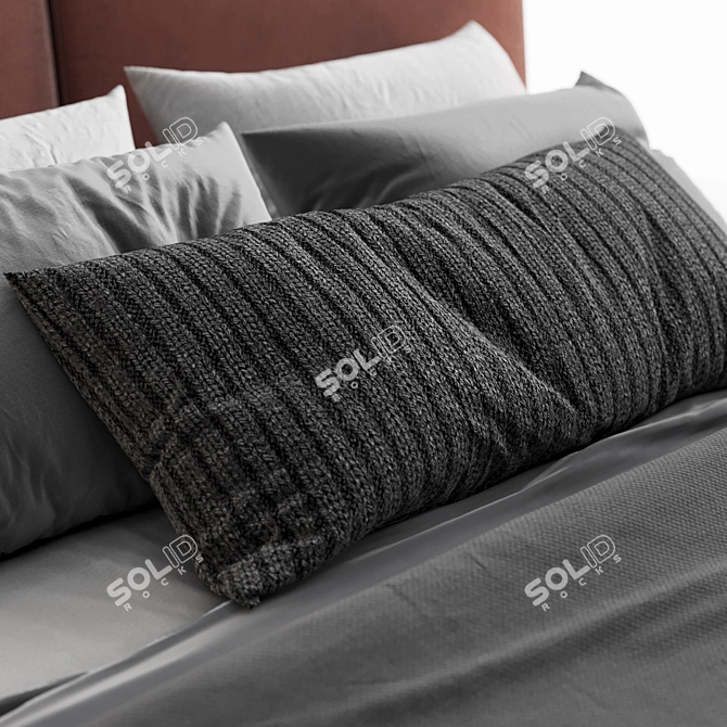 Modern Poliform Park Bed 3D model image 6