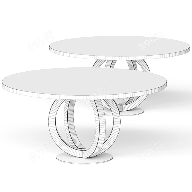 Galassia Coffee Tables: Stylish and Versatile 3D model image 2