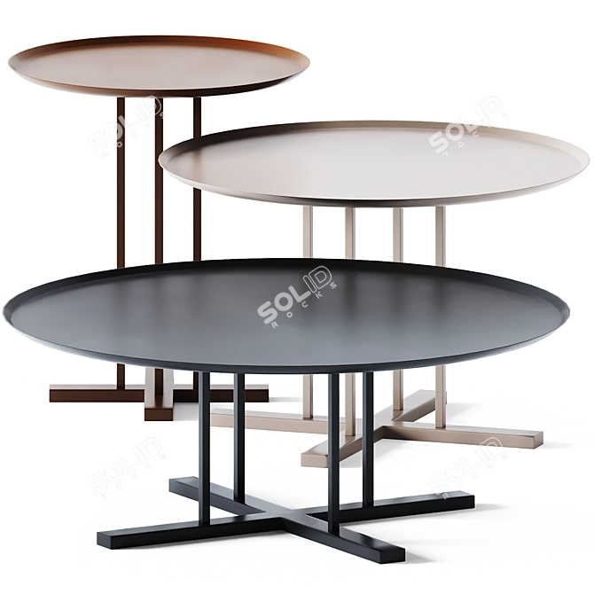 Sleek and Stylish Coffee Tables Sini 3D model image 2