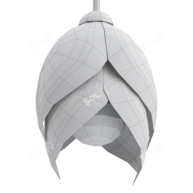 Elegant Edith Pendant 3D model image 2