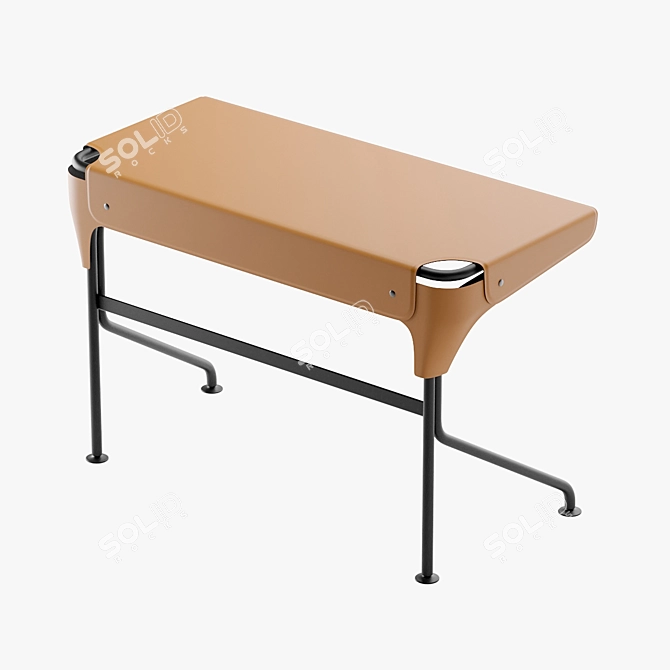 Zanotta Tucano Table: Elegant Design for Modern Spaces 3D model image 1