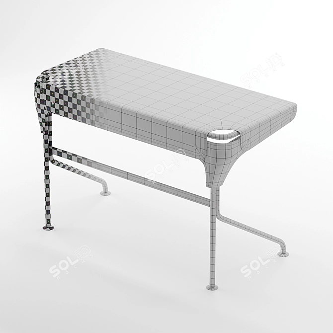 Zanotta Tucano Table: Elegant Design for Modern Spaces 3D model image 5