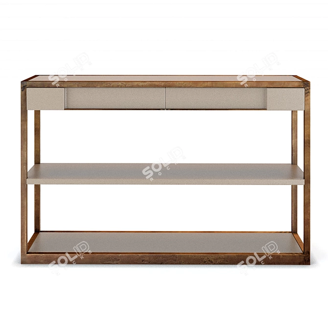 Elegant Kendrick Console Table 3D model image 1