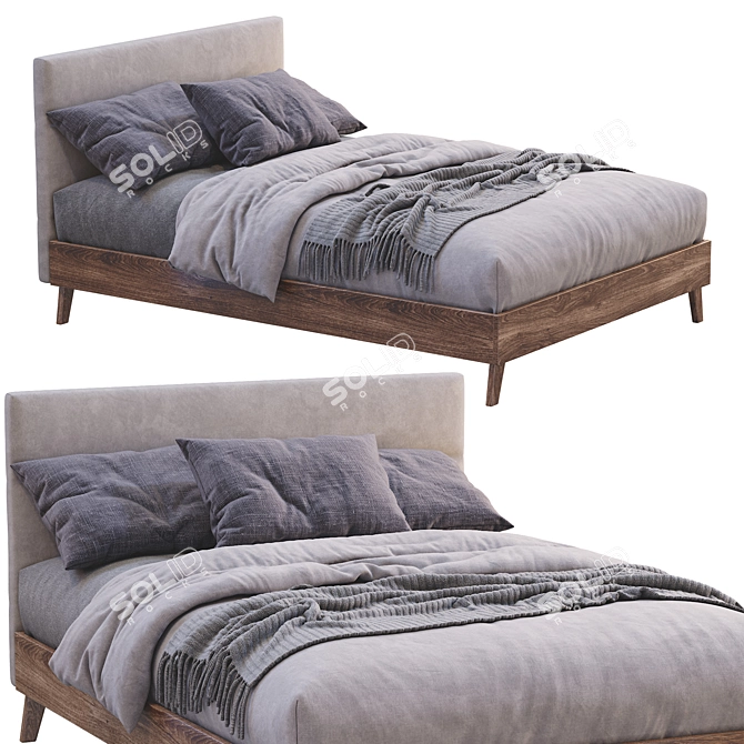 Lux-Comfort Florence Ottoman Bed 3D model image 3