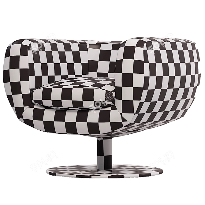 Modern Armchair with 3Ds Max 2014 and Corona 2 3D model image 3