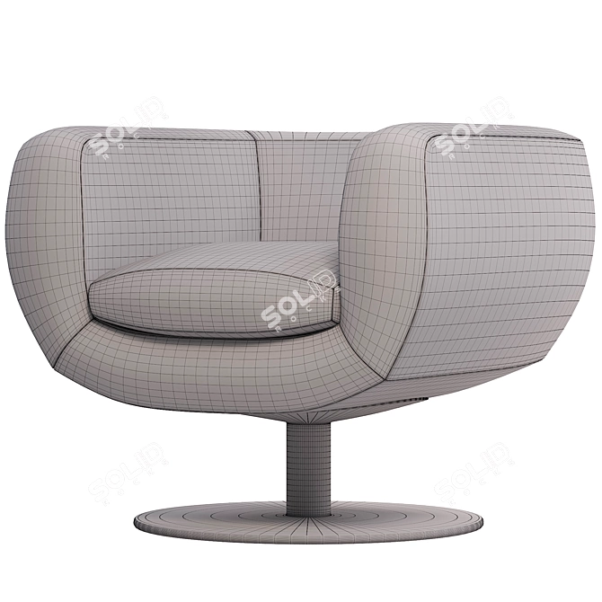 Modern Armchair with 3Ds Max 2014 and Corona 2 3D model image 4