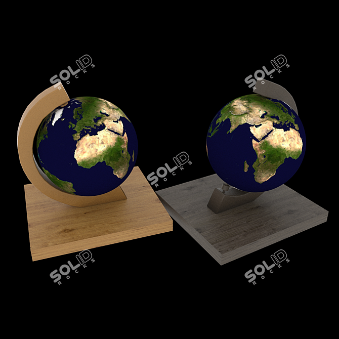 World Explorer Globe 3D model image 1